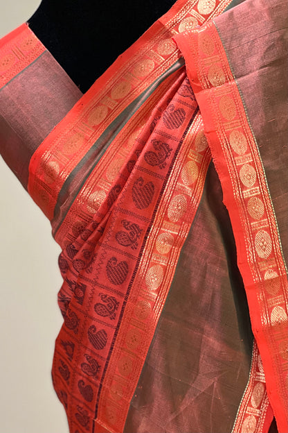 Silk Cotton Saree - AW1250SC