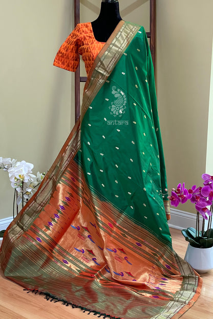 Paithani Silk Saree - AW1013PS