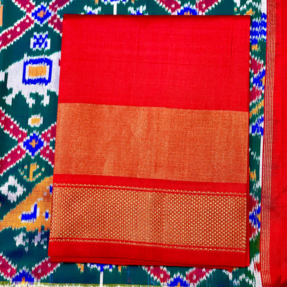 Pochampally Ikkat Silk Saree - AW1034PT