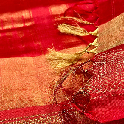 Pochampally Ikkat Silk Saree - AW1034PT