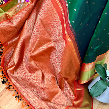 Kanjivaram Silk Saree - AW1297KS