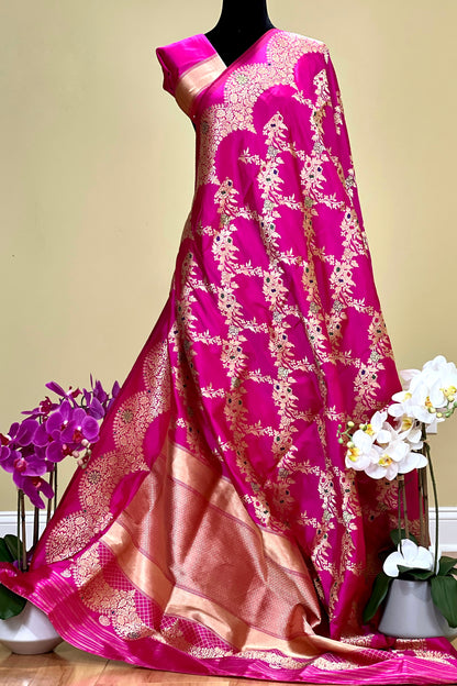 Banarasi Silk Saree - AW1089BS