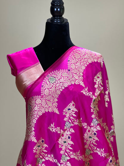 Banarasi Silk Saree - AW1089BS