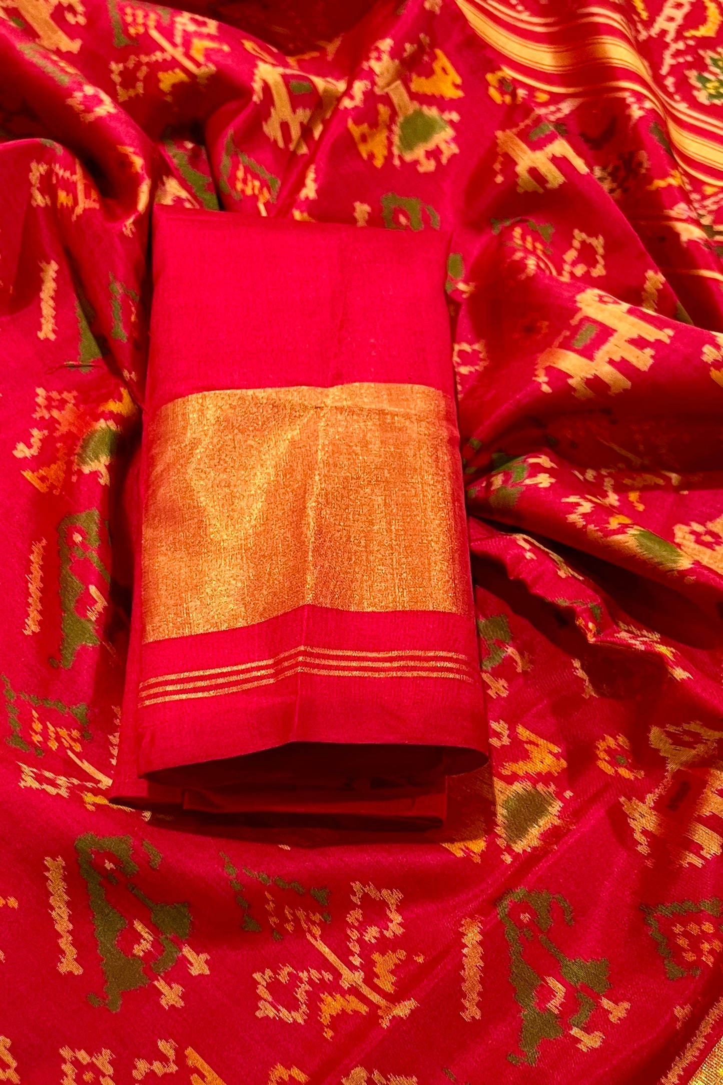 Patola Silk Saree - AW1042PT