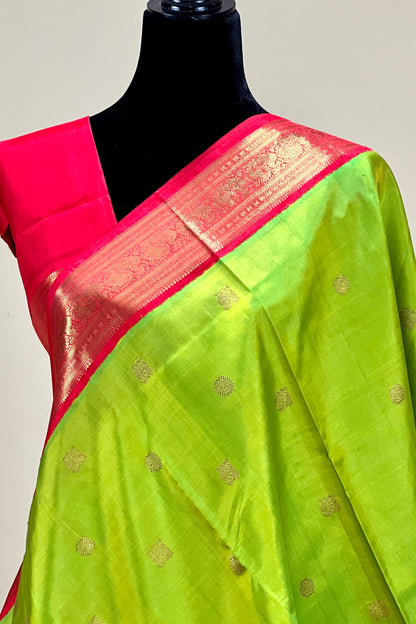 Kanjivaram Silk Saree - AW1201KS