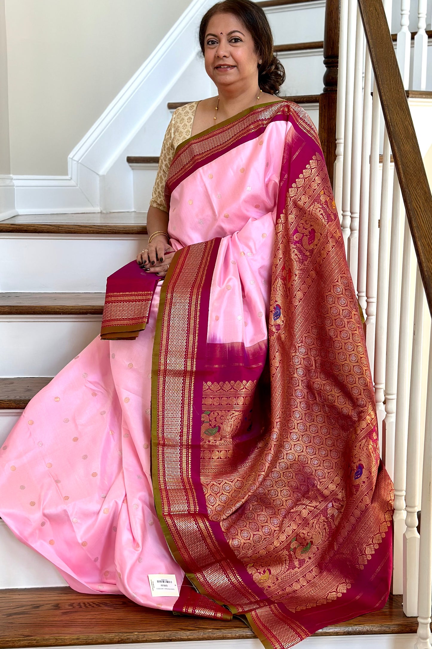 Gadwal Silk Saree - AW1036GS