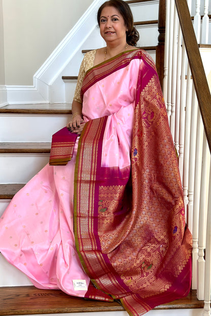 Gadwal Silk Saree - AW1036GS