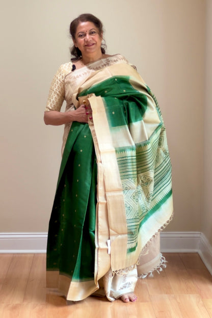 Tussar Silk Saree - AW1013TS23