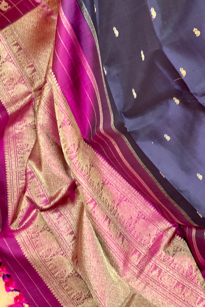 Kanjivaram Silk Saree - AW1344KS