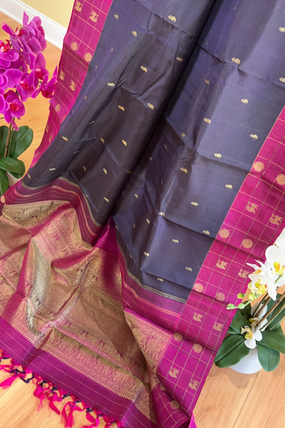 Kanjivaram Silk Saree - AW1344KS