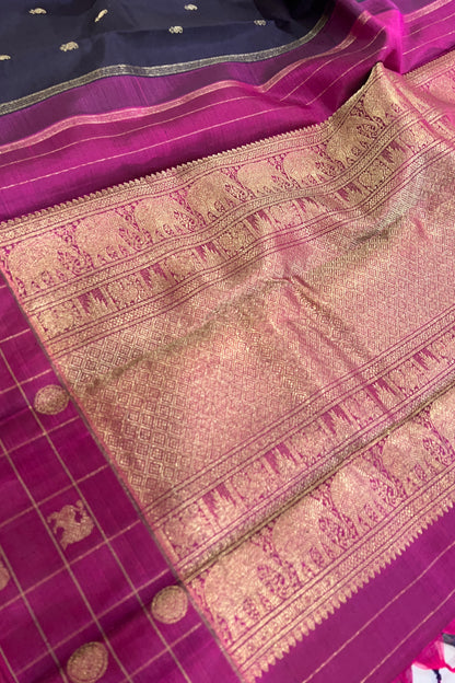 Kanjivaram Silk Saree - AW1344KS