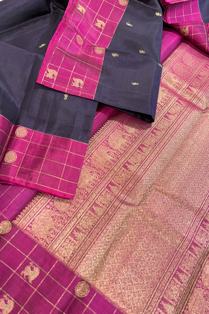 Kanjivaram Silk Saree - AW1344KS