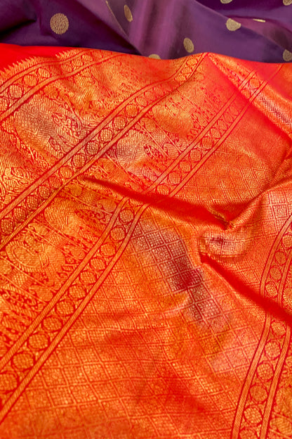 Kanjivaram Silk Saree - AW1361KS
