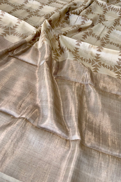 Tussar Silk Saree - AW1004TS23