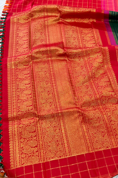 Kanjivaram Silk Saree - AW1380KS